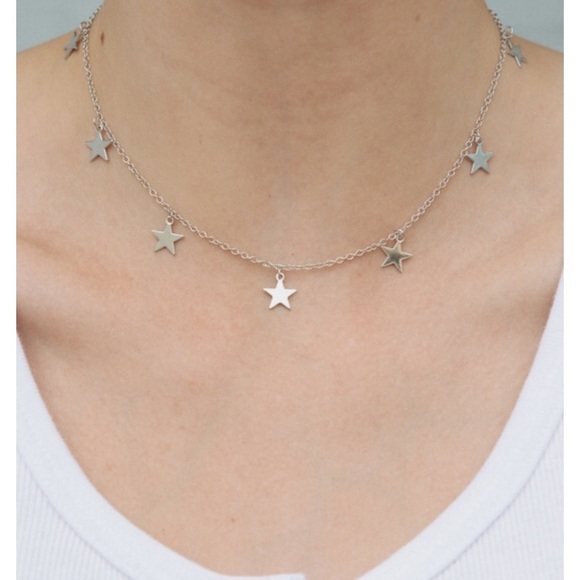 Brandy Melville Jewelry - silver star necklace